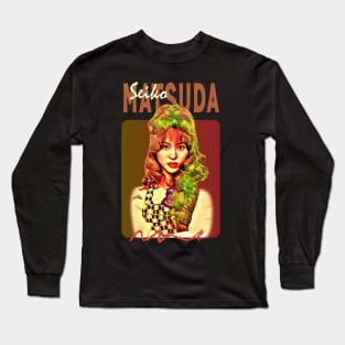 Seiko Matsuda // Retro 80s Fan Design Long Sleeve T-Shirt